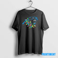 Official Carolina Panthers Logo Christmas Light Tee Sweater