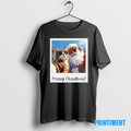 Official Cat Santa Selfie Christmas Photo Black Tee Sweater