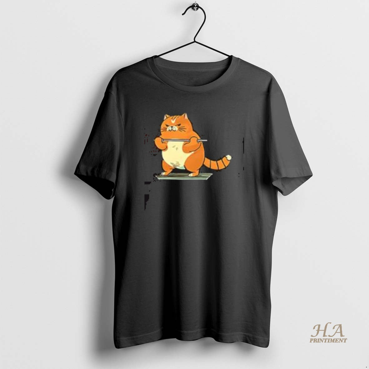 Official Cat Weightlifting Vintage Gym
