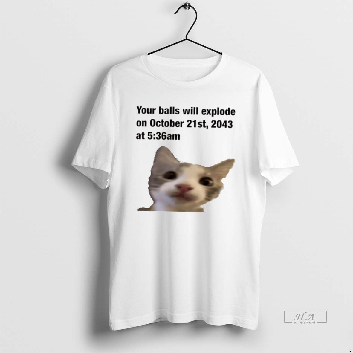 Official Cat Your Balls Will Explode On October 21st 2043 At 5 36am