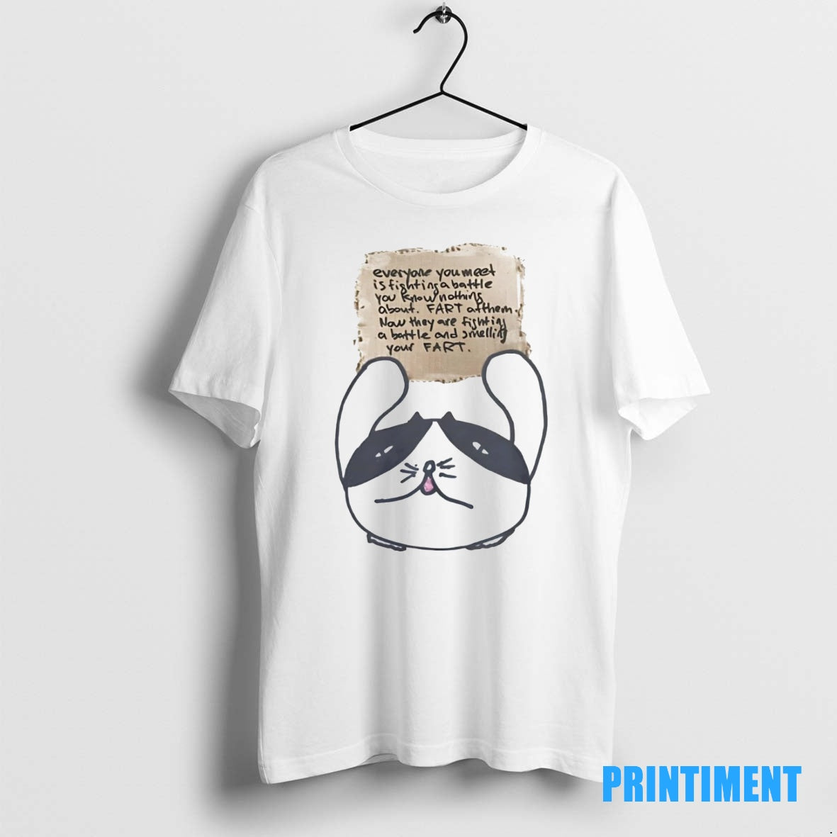 Official Cat Everyone You Meet A Battle You Know Nothing About Fart Afthem Tee Sweater