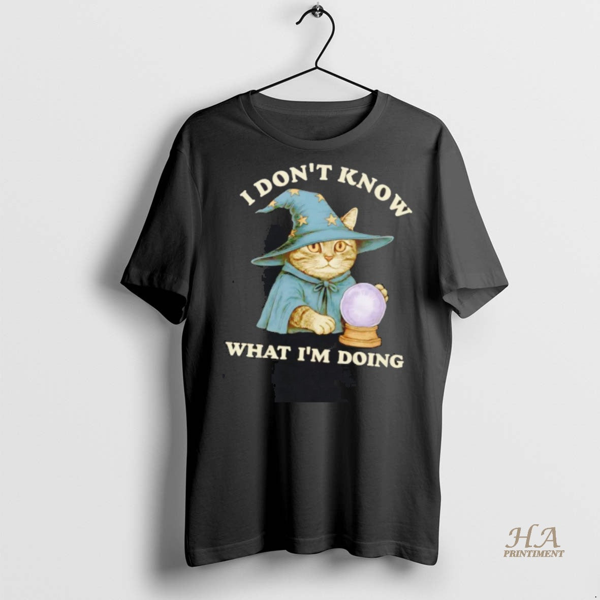 Official Cat Wizard I Dont Know What Im Doing Shirt