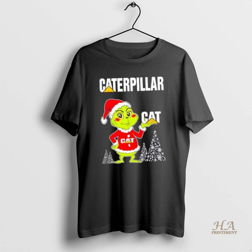 Official Caterpillar And Grinchmas Merry Christmas