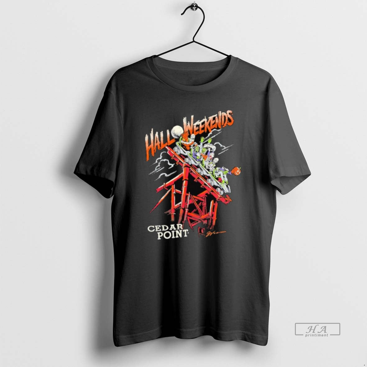 Official Cedar Point Halloweekends Sirens Curse Skeletons