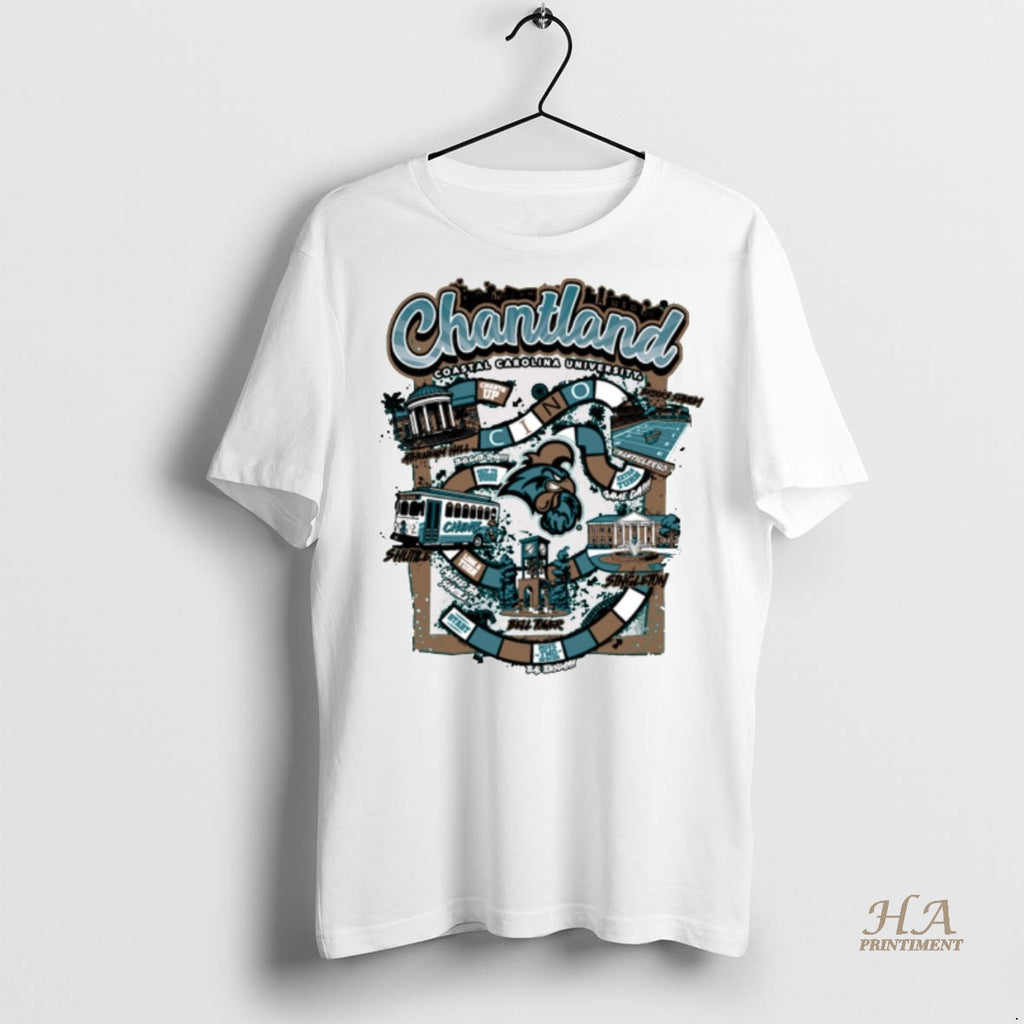 Official Chantland Coastal Carolina University Homecoming 2025 Chanticleer Mascot Shirt