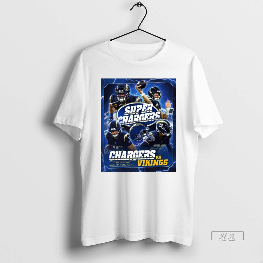 Official Chargers Vs Vikings Super Chargers Thursday Night Football 2025