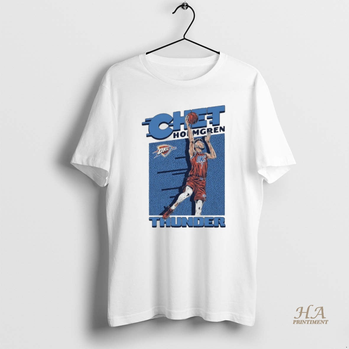 Official Chet Holmgren Oklahoma City Thunder Player Graphic