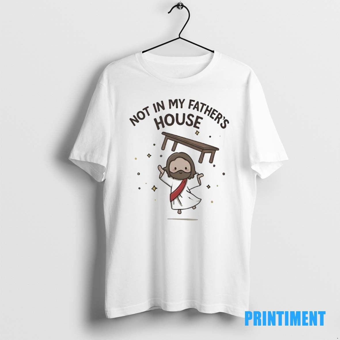 Official Chibi Jesus Christ Not In My Fathers House Tee Sweater