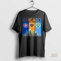 Official Chicago Sports Teams Cubs Bears Sky Logo Skyline Shirt