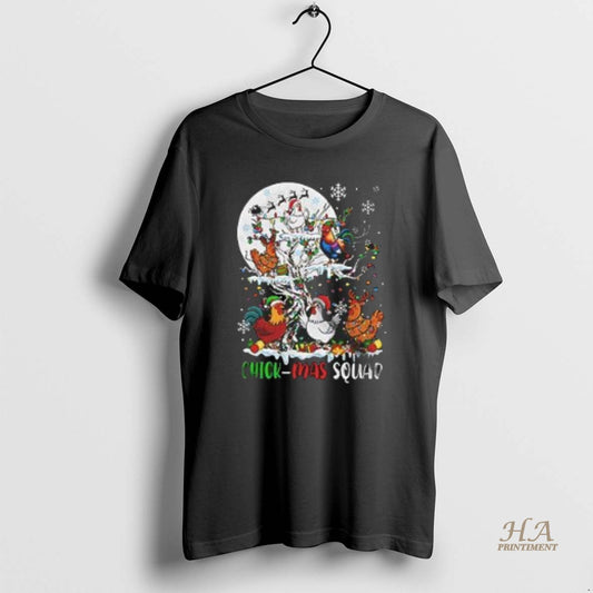 Official Chick Mas Squad Joyful Christmas Chickens On X Mas Tree Farmer