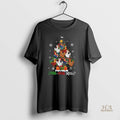 Official Chick Mas Squad Joyful Christmas Tree Chickens X Mas Lights Farmer