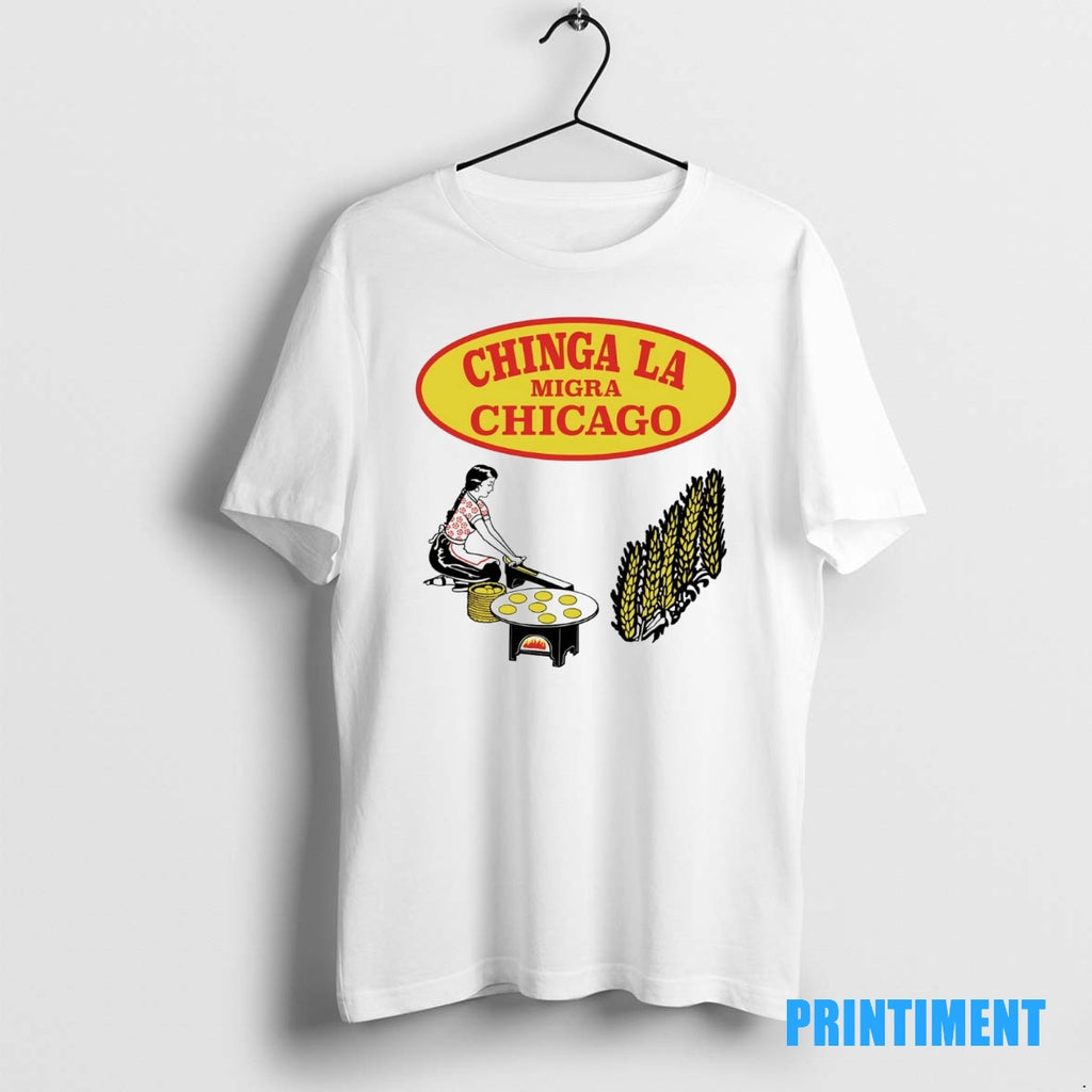 Official Chinga La Migra Chicago Tee Sweater