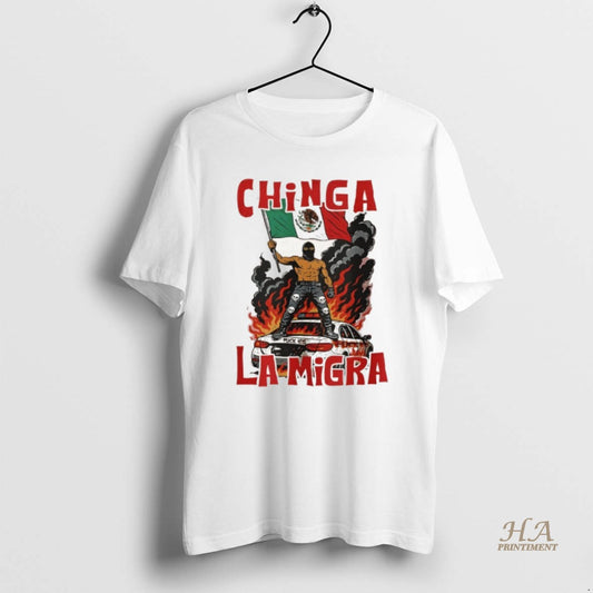 Official Chinga La Migra No Human Is Illegal Abolish Ice Protest