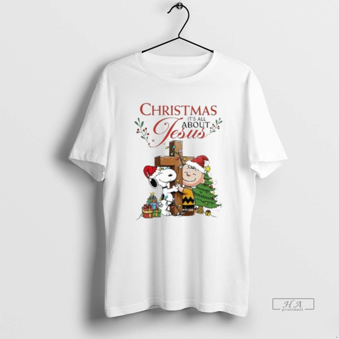 Official Christmas Its All About Jesus Peanuts