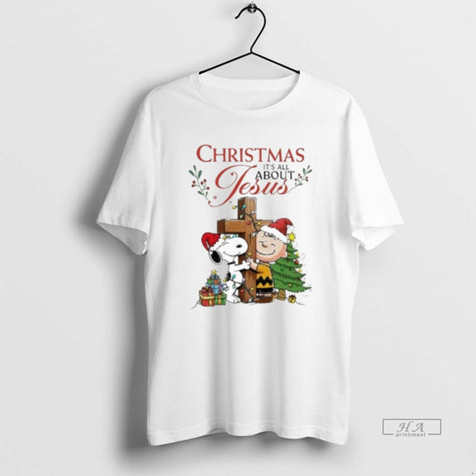 Official Christmas Its All About Jesus Peanuts