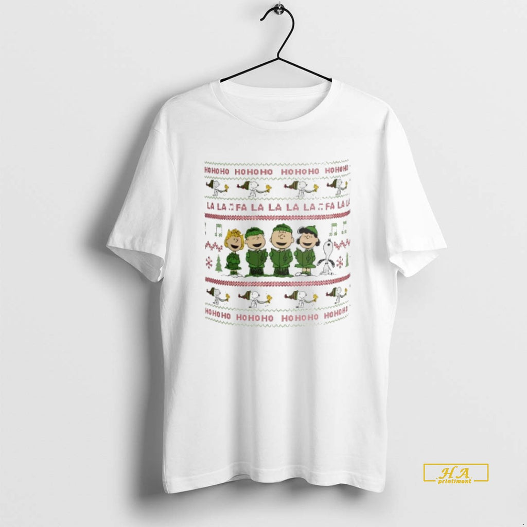 Official Christmas Peanuts Gang Holiday Choir Two Tone