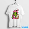 Official Christmas Pink Grinch Girl Milktea 2025 Tee Sweater