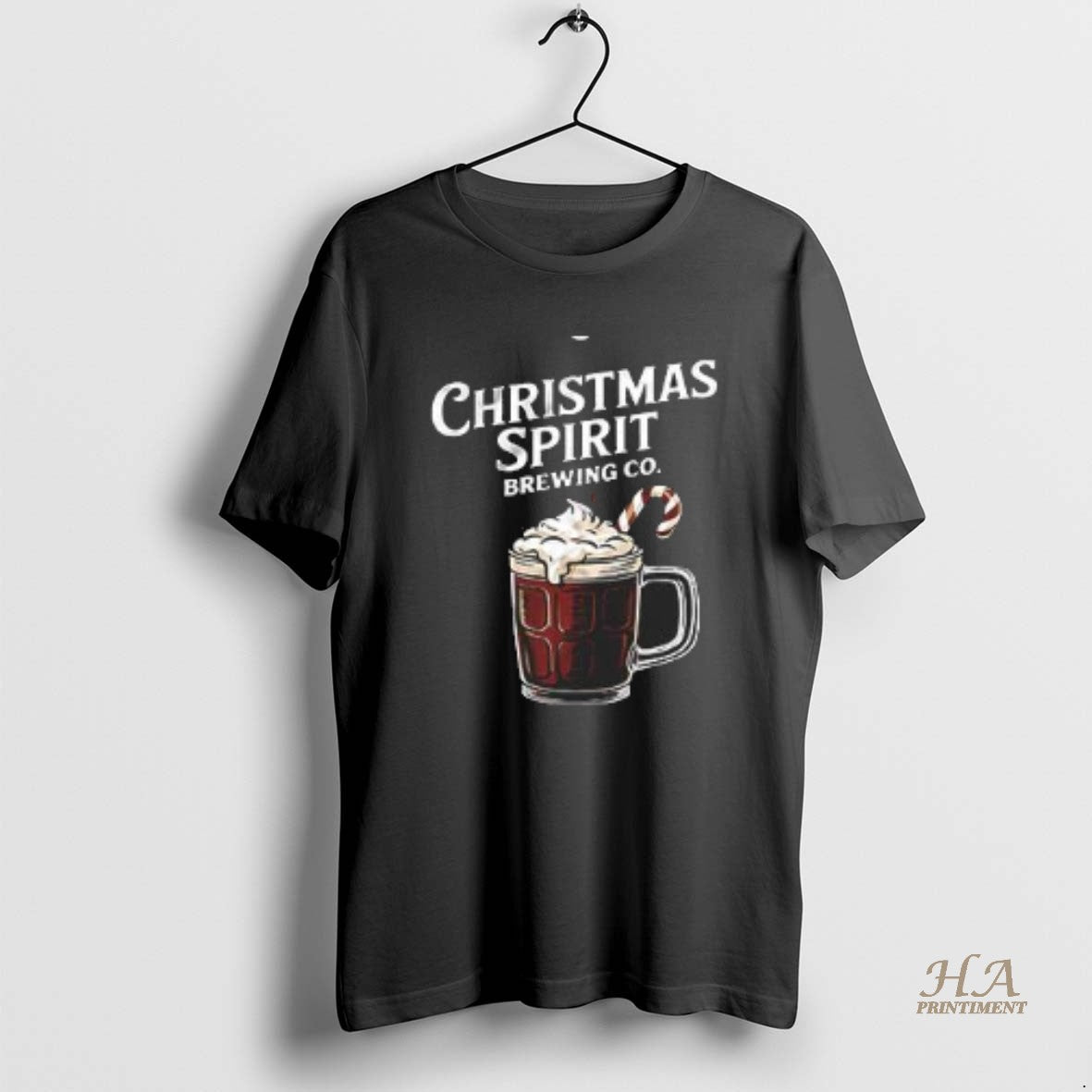 Official Christmas Spirit Hot Cocoa Graphic Retro