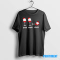 Official Christmas Wine Grammar Verb Conjugation Party Tee Sweater