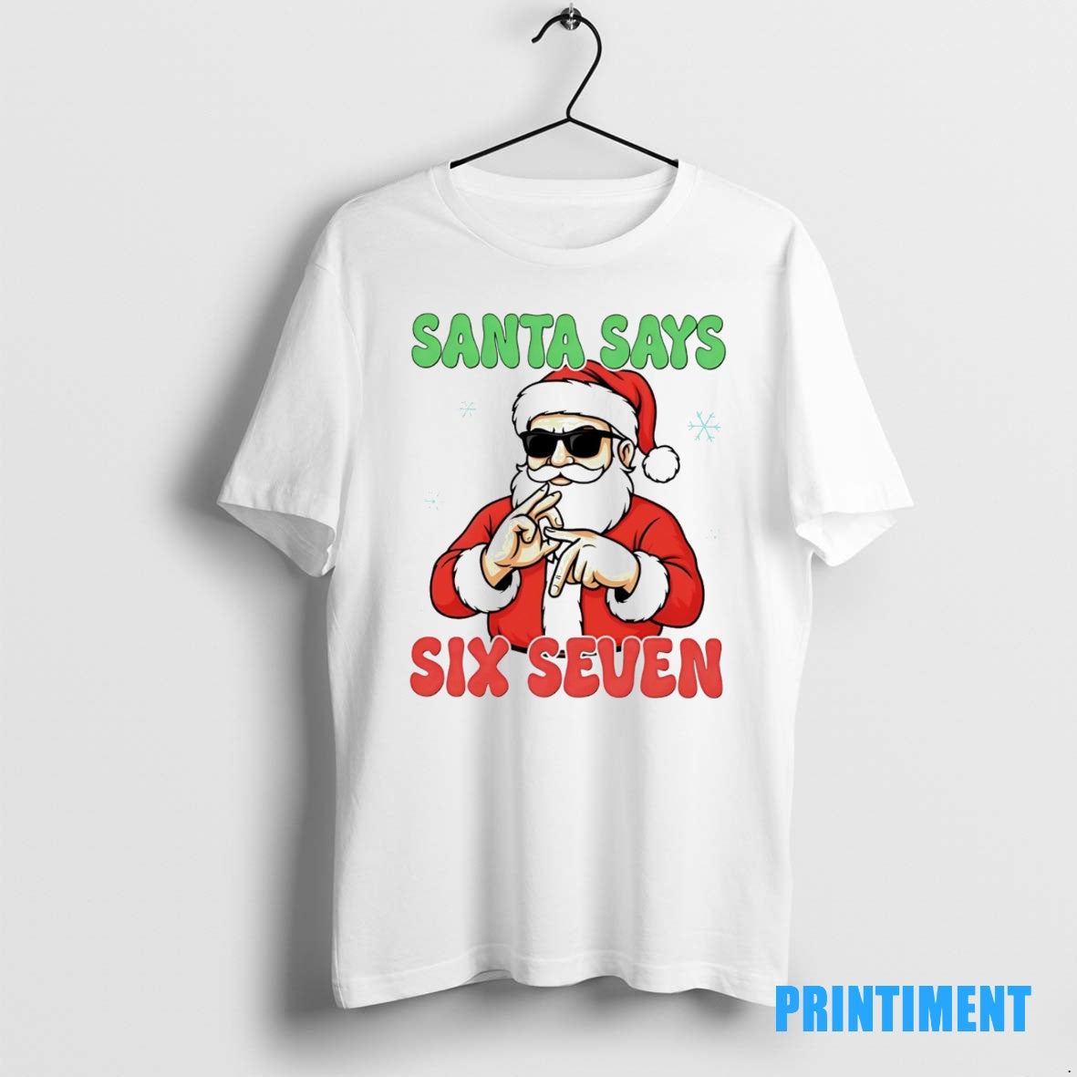 Official Christmas Santa Says Six Seven Tee Sweater