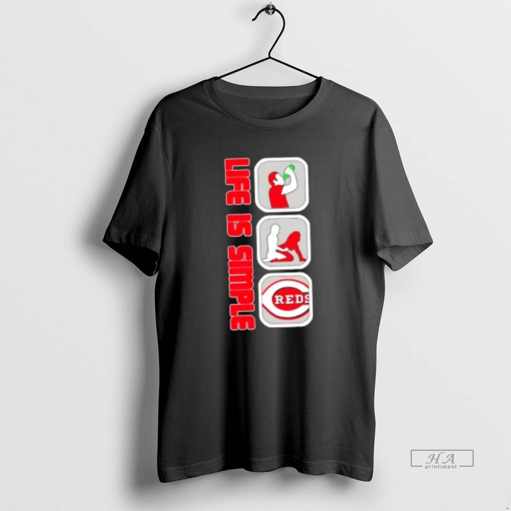 Official Cincinnati Reds Baseball Life Is Simple