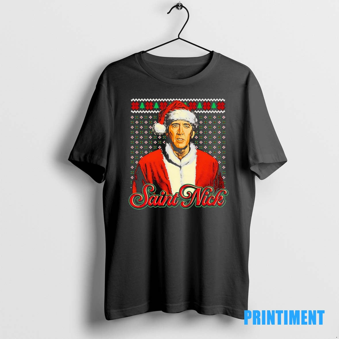 Official Clark Griswold Saint Nick Christmas Tee Sweater