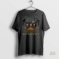 Official Cleveland Cavaliers Basketball Skeletons Halloween Shirt