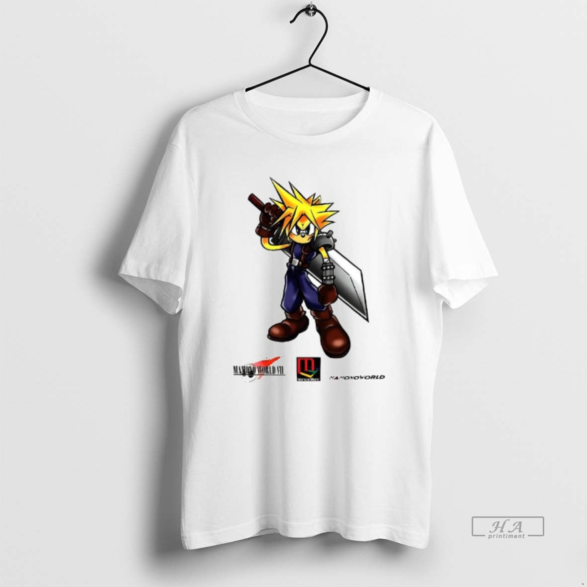 Official Cloud Strife X Sonic Mashup Anime Gamer