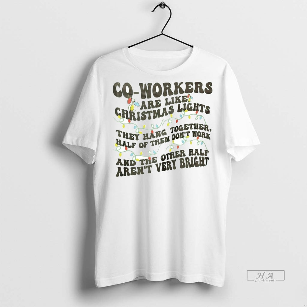 Official Co Workers Are Like Christmas Light Shirt