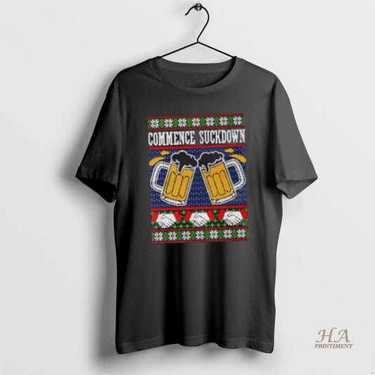 Official Commence Suckdown Tacky Beer Christmas