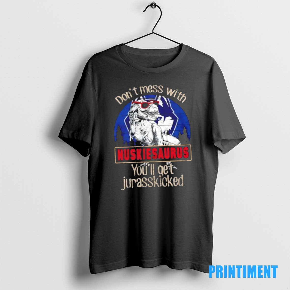 Official Connecticut Huskies Dont Mess With Huskiesaurus Youll Get Jurasskicked Tee Sweater