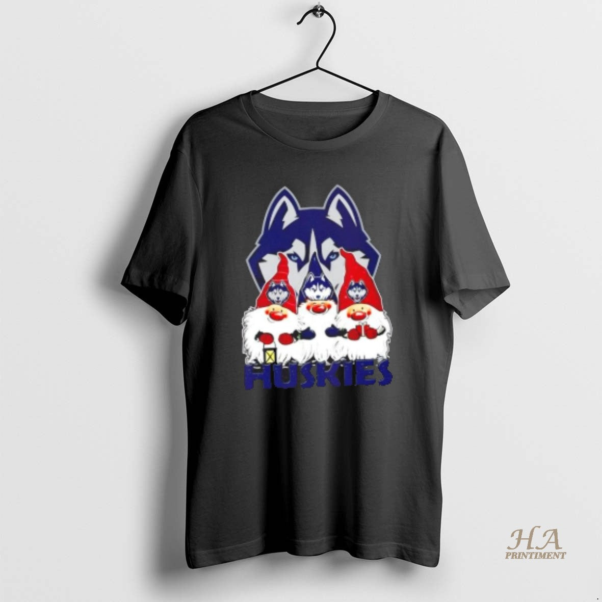 Official Connecticut Huskies X Gnomes Xmas Christmas