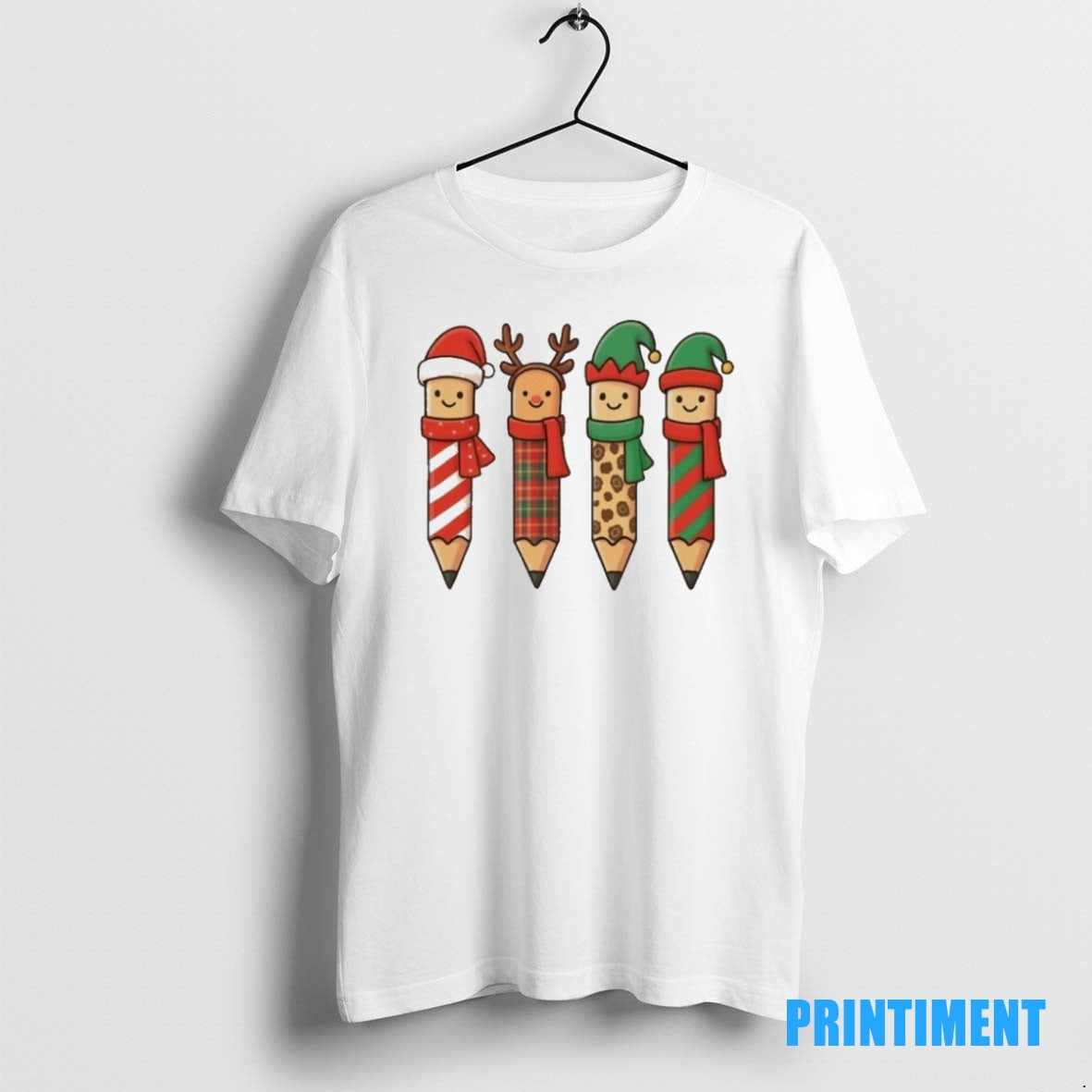 Official Coquette Teacher Students Christmas Pencils Festive Tee Sweater