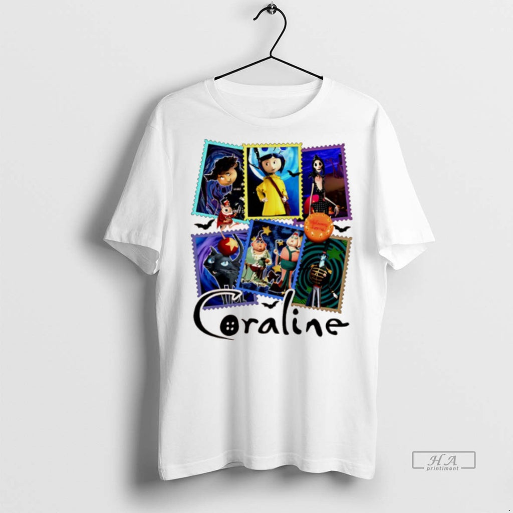 Official Coraline Jones Animated Film Characters Halloween Shirt