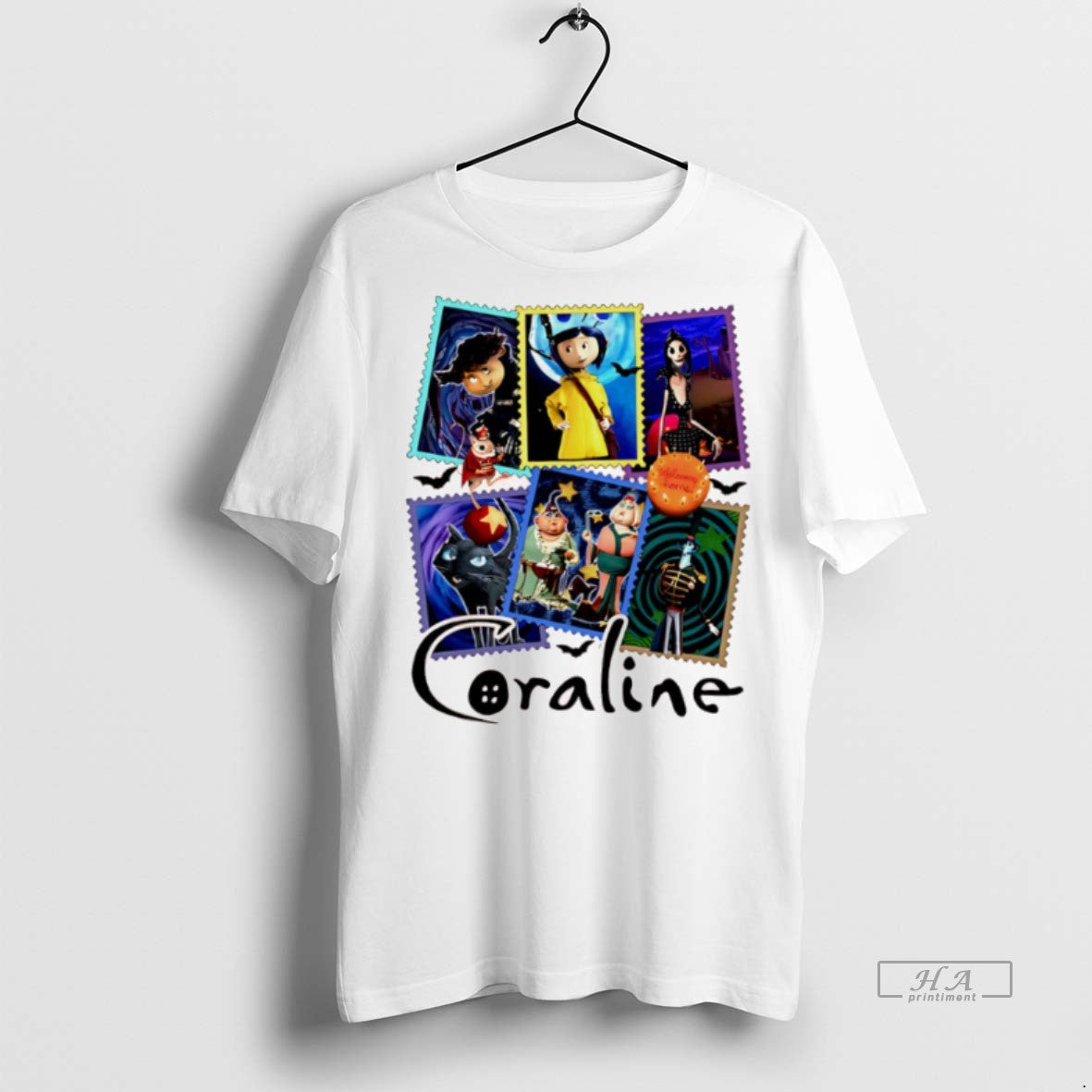 Official Coraline Jones Animated Film Characters Halloween Shirt