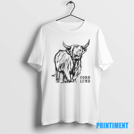 Official Corb Lund Hair In My Eyes Like A Highland Steer Tee Sweater
