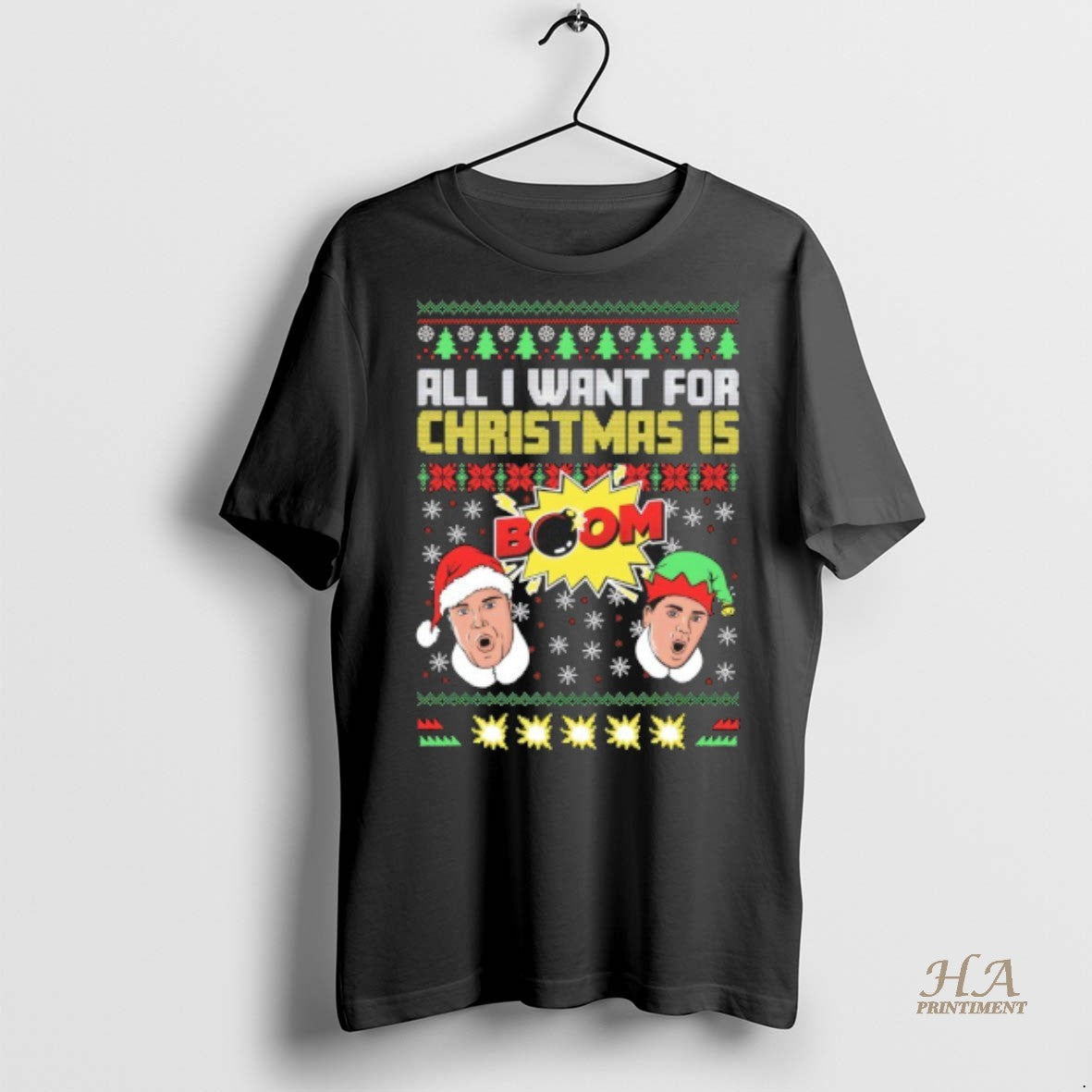 Official Costco Guys All I Want For Christmas Is Boom Ii Ugly Shirt