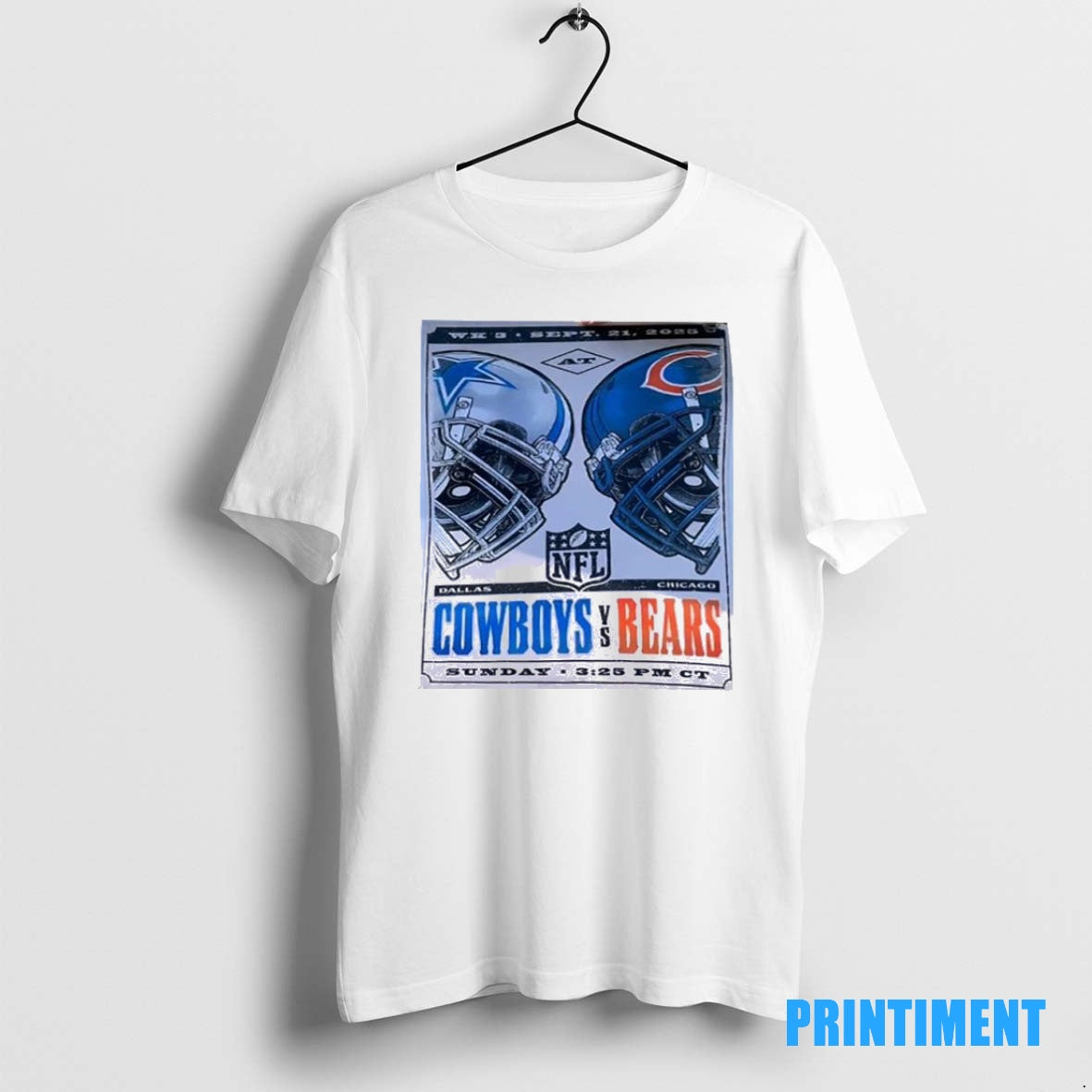 Official Cowboys Vs Bears Week 3 Matchup Tee Sweater