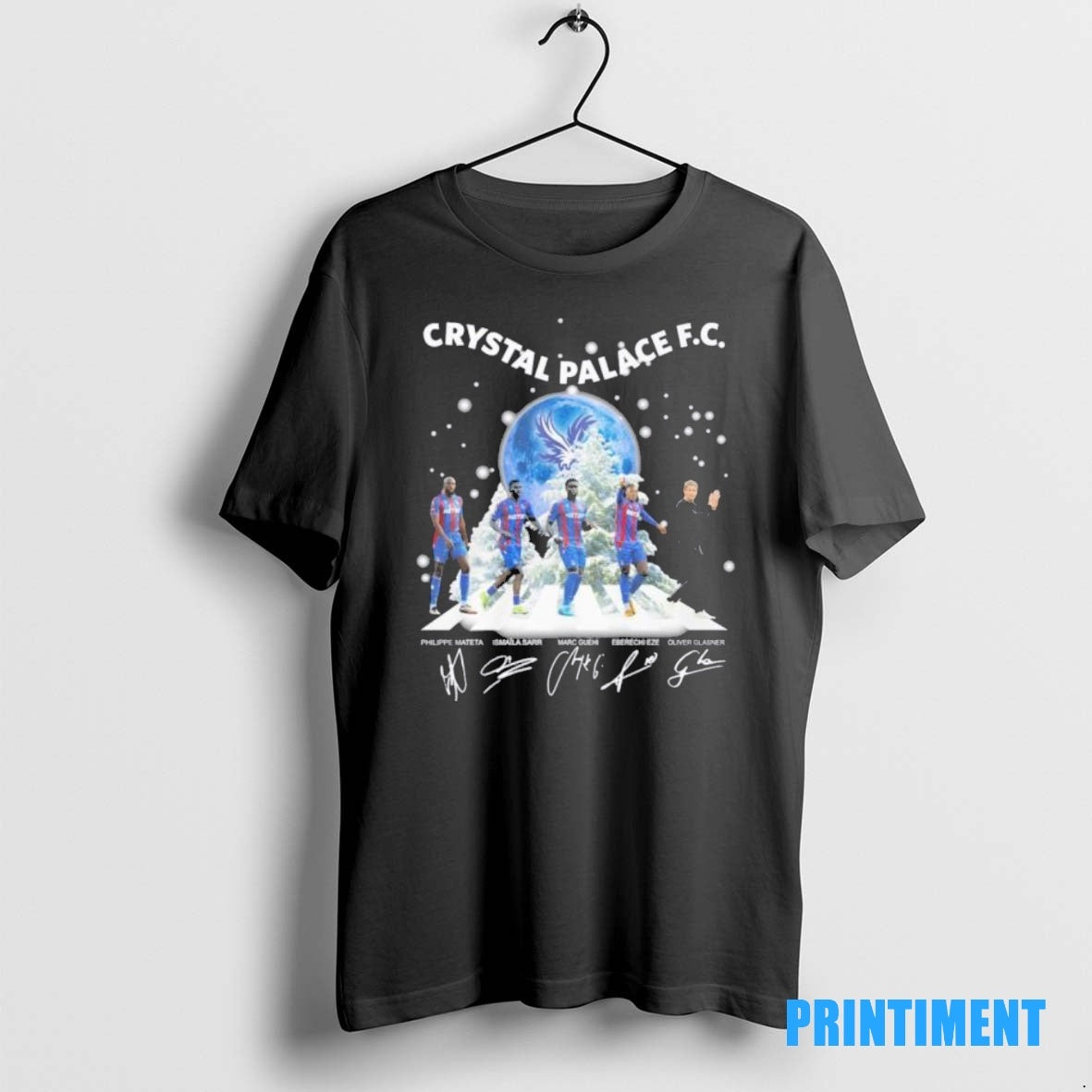 Official Crystal Palace Fc Abbey Road Christmas 2025 Tee Sweater