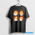 Official Cute Rough Collie Face Pattern Tee Sweater