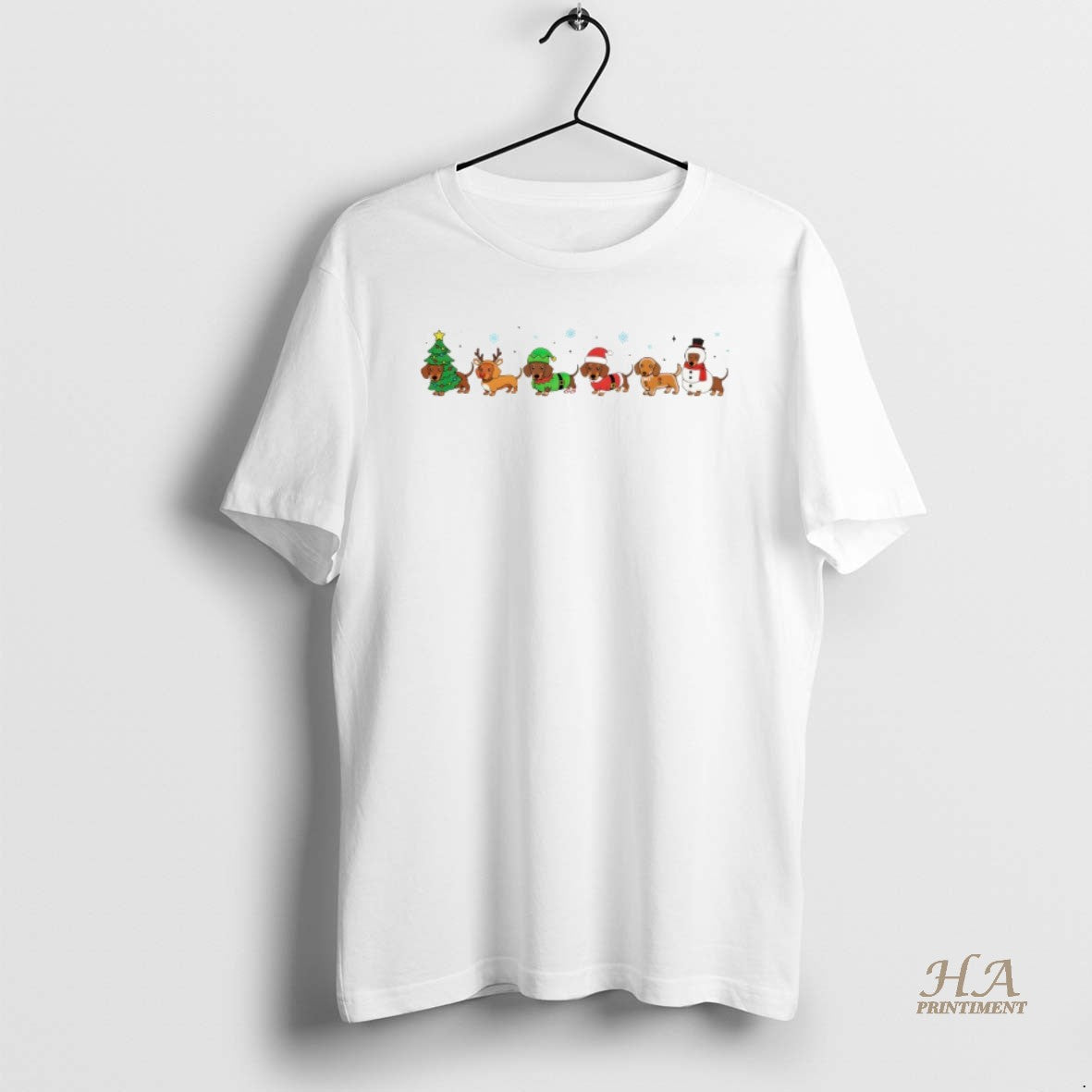 Official Cute Sausage Dog Santa Character Merry Christmas