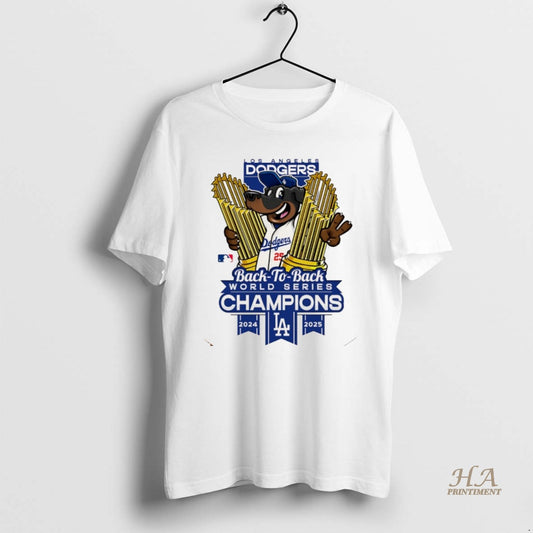 Official Dachshund Congration Los Angeles Dodgers Back To Back World Series Champions 2025 Christmas