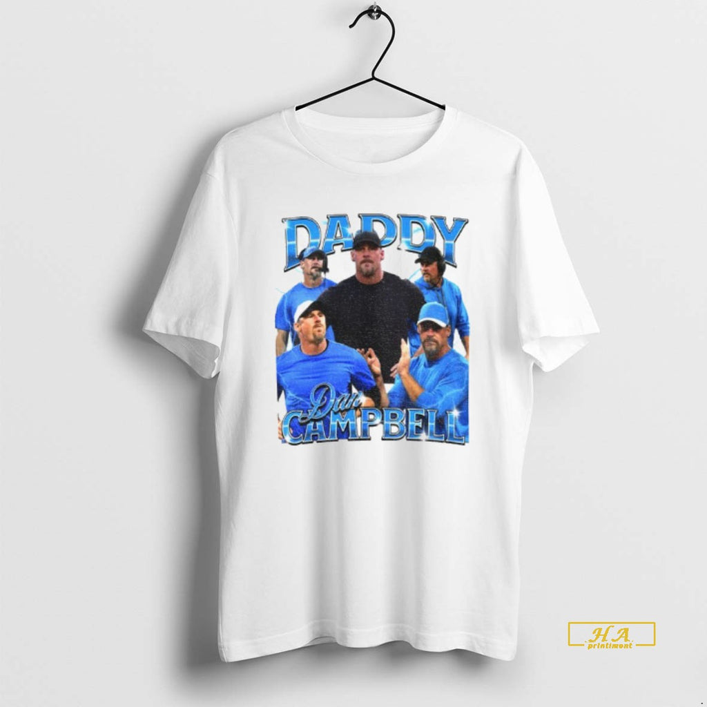 Official Daddy Dan Campbell Coach Detroit Lions Vintage