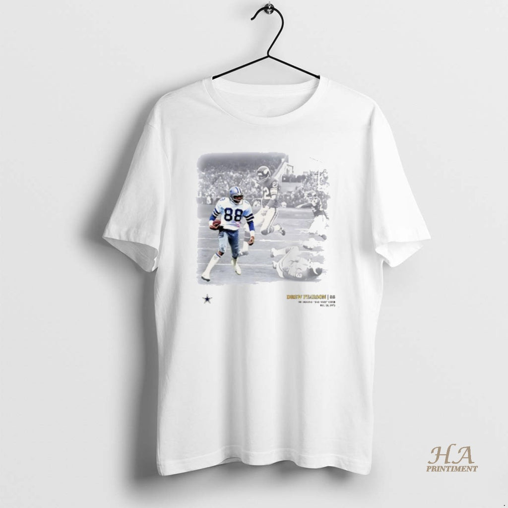 Official Dallas Cowboys Drew Pearson Hail Mary Photo Christmas