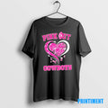 Official Dallas Cowboys Football X Pink Out Hearts Tee Sweater
