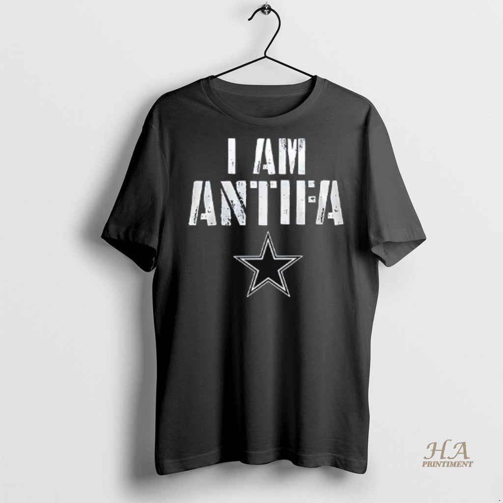 Official Dallas Cowboys I Am Antifa Against Fascism Shirt