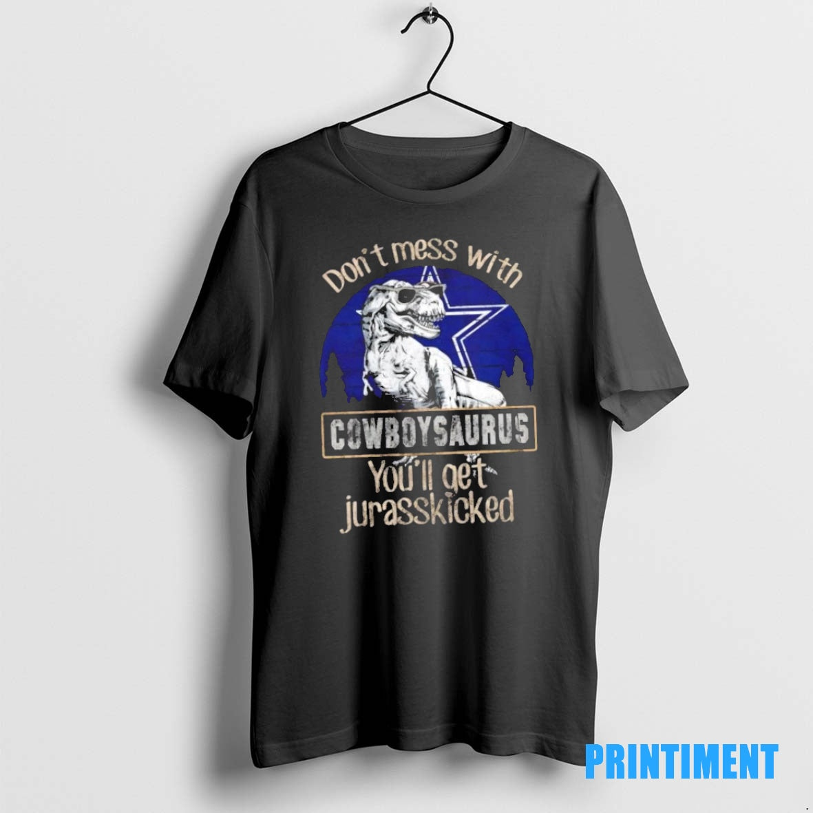 Official Dallas Cowboys Dont Mess With Cowboysaurus Youll Get Jurasskicked Tee Sweater