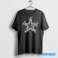 Official Dallas Cowboys Logo Christmas Light Tee Sweater