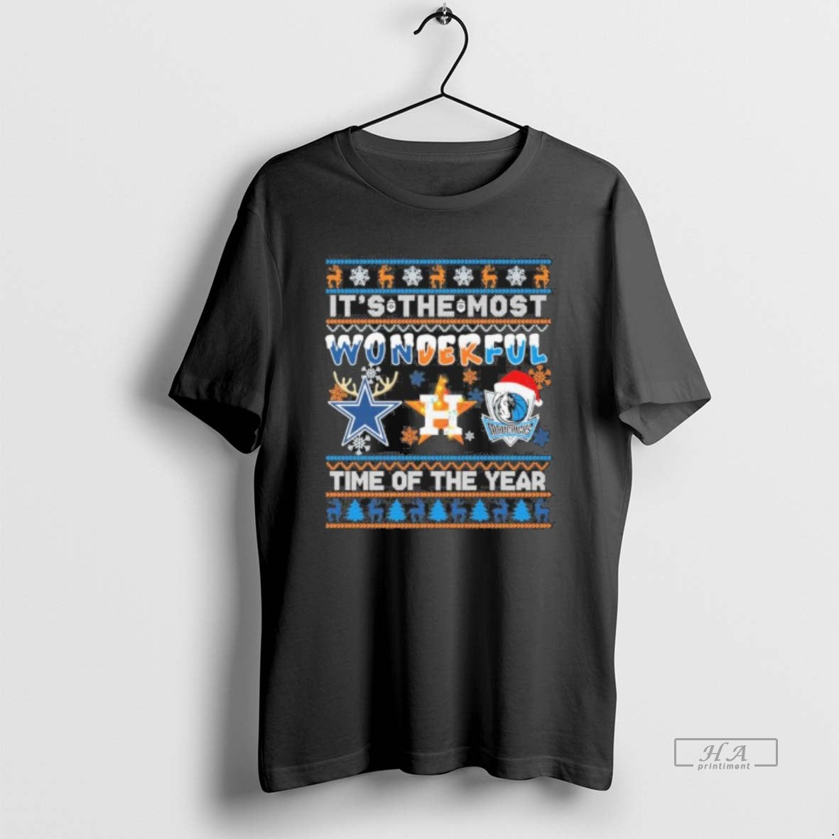 Official Dallas Sports Teams Logo Its The Most Wonderful Time Of The Year Christmas