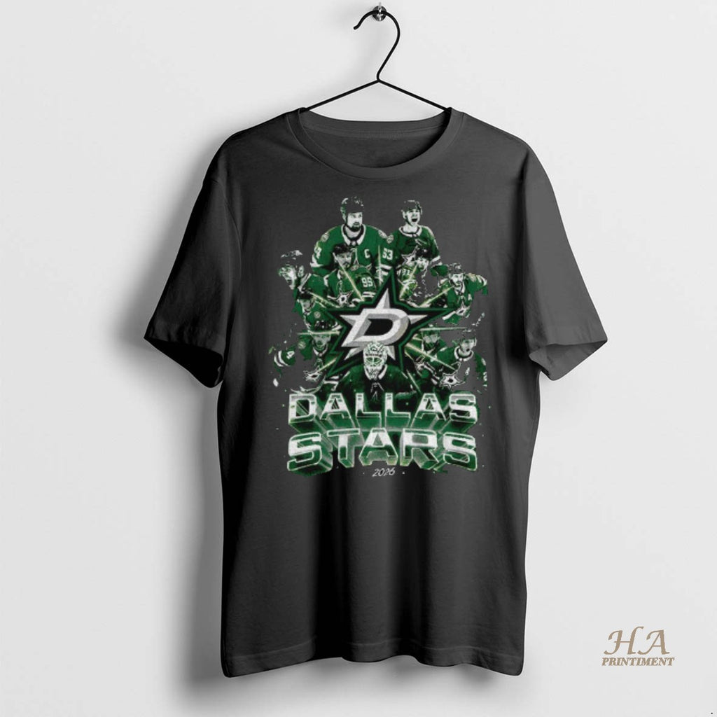 Official Dallas Stars Hockey Team 2026 Vintage Graphic Shirt